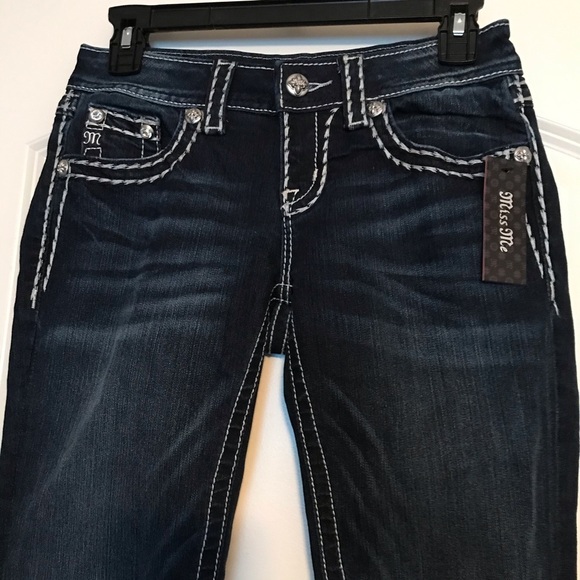 Miss Me CLASSIC COOL BIG STITCH CAPRI 25 - Picture 9 of 10